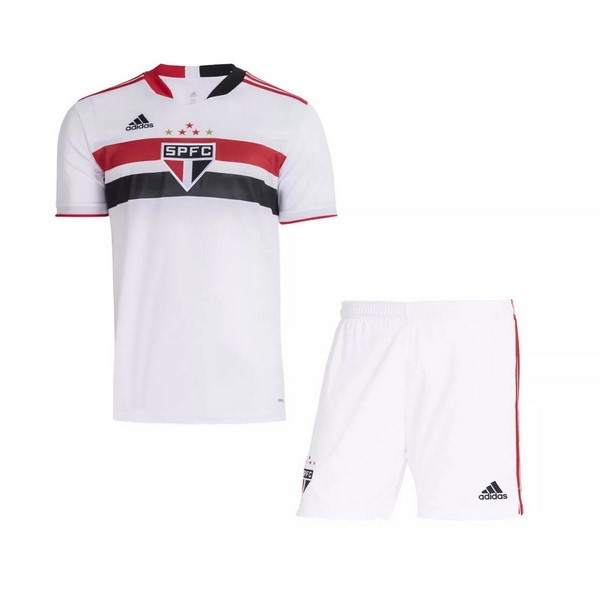 Camiseta São Paulo Primera equipo Niño 2021-22 Blanco